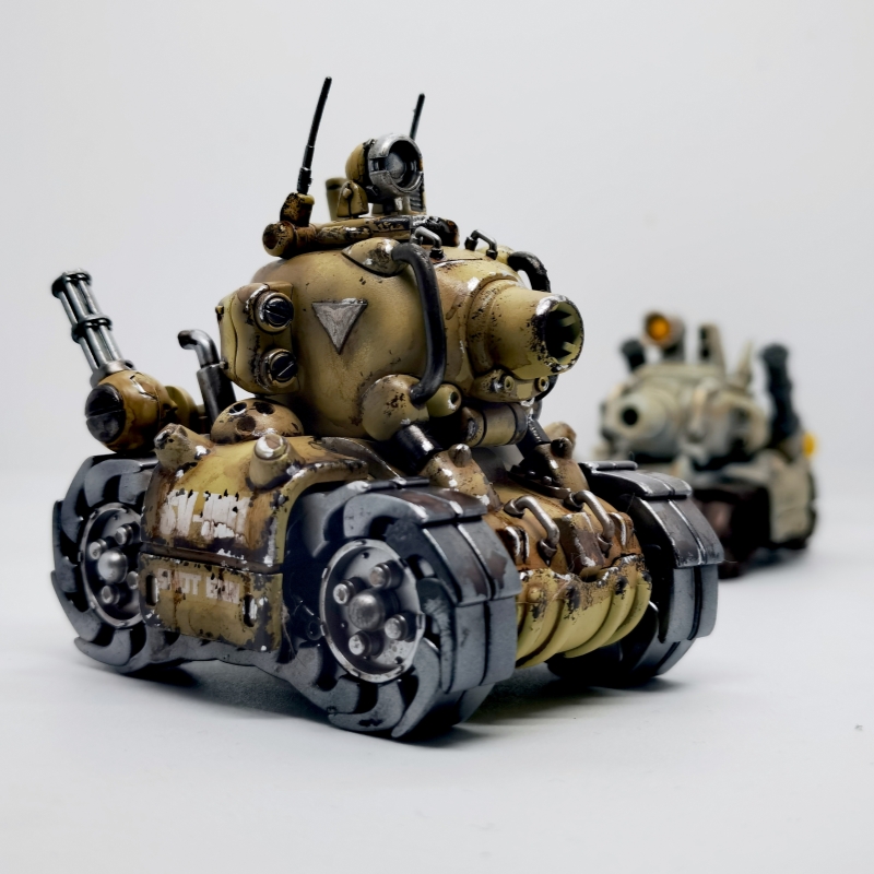 Model Kit Metal Slug - 在庫ありメタルスラッグ X シリーズ小規模組立モデル戦車航空機トラックキャプティブ人形モデルおもちゃギフト