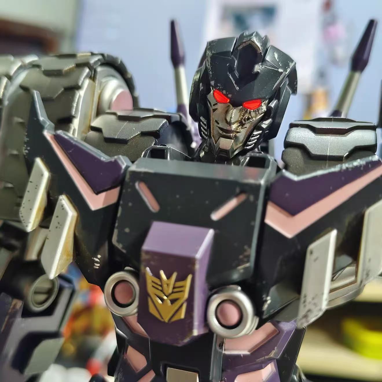 Model Kit Yolopark - YOLOPARK トランスフォーマー ディセプティコン ターン DJD 合金アクションフィギュア