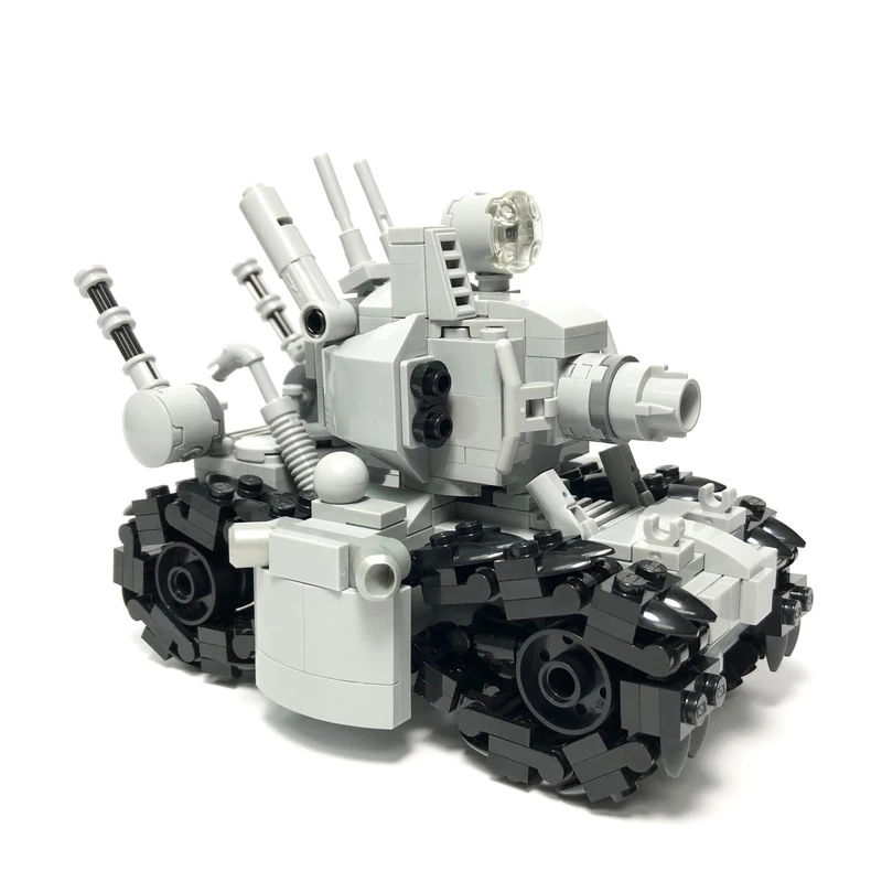 Model Kit Metal Slug - MOC アクションフィギュアメタルスラッグタンクスーパー 24110 スーパー車両 001 組み立てモデルおもちゃ子供ギフト