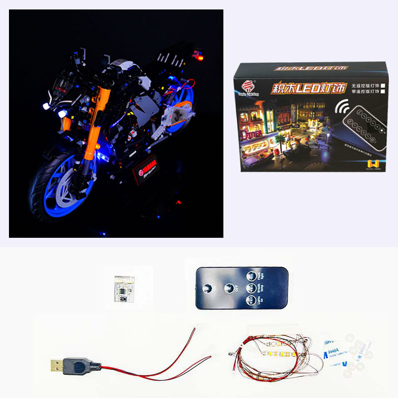 Model Kit Yamaha - LED ライトキット レゴ 42159 テクニック ヤマハ