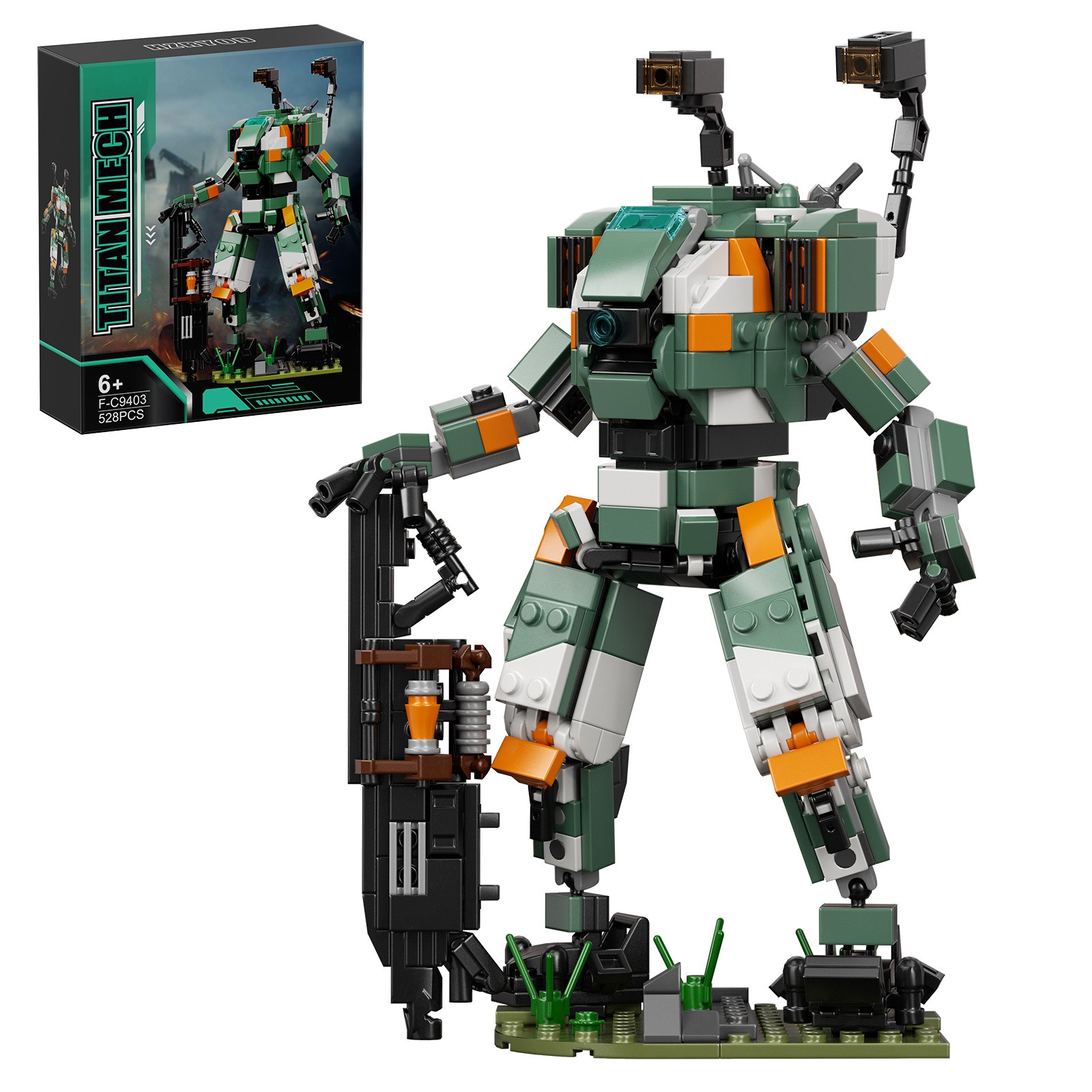 Model Kit Metal Slug - 子供と大人のためのクールなロボットビルディングブロックセット,ヴァンガードクラス,タイプルモデル,滝,mech Warrior,mecha-レベリング,人形,ギフト