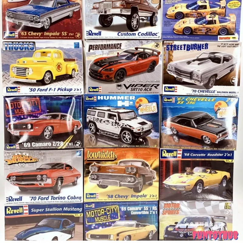 Model Kit Revell - レベル 1:24 1:25 スケール カーモデルキット プラスチック組立材料パッケージ