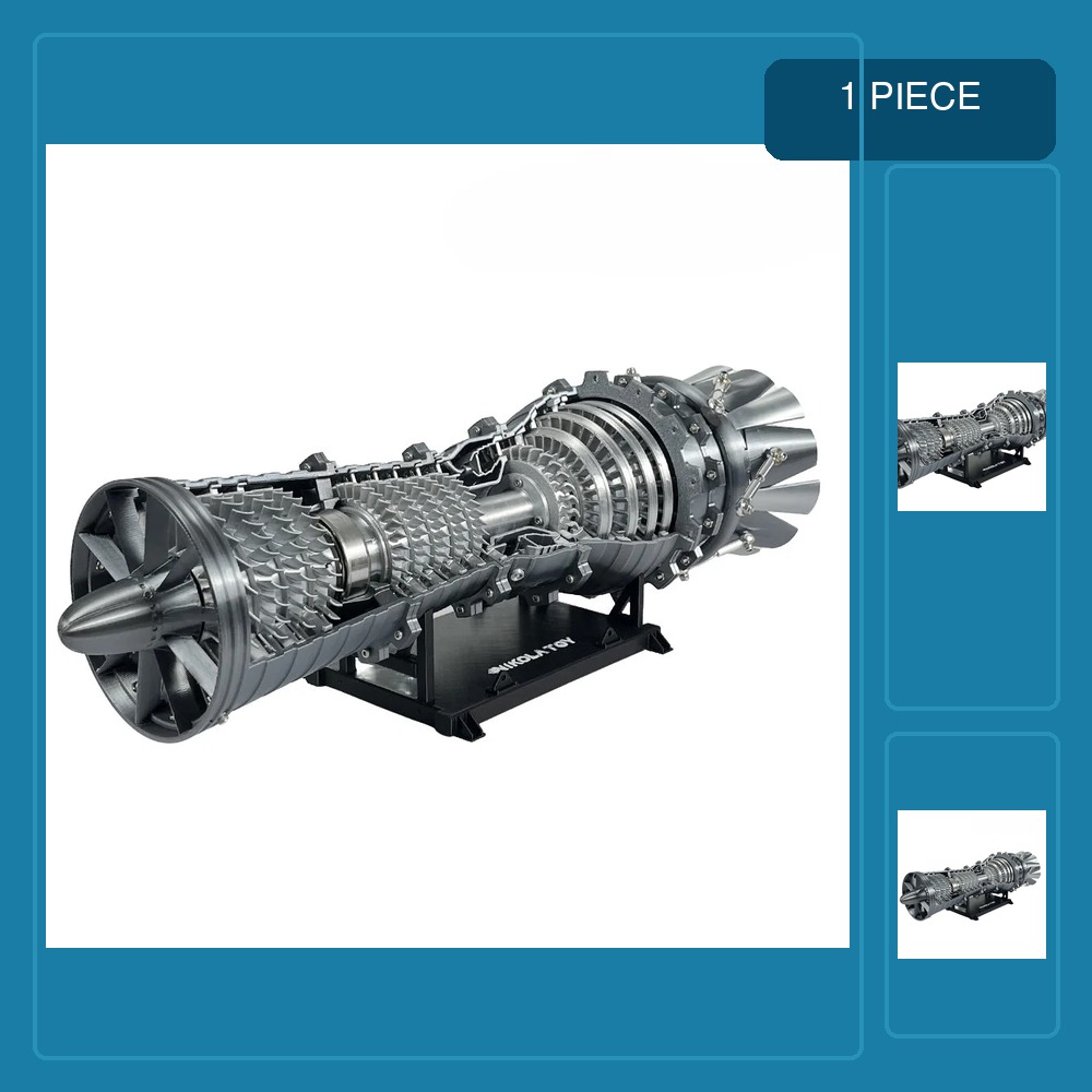 Model Kit Jet Engine - GEJ79タービンエンジンモデルキット 軍用ジェット発電機モデル イノベーション科学実践ラボ発電機モデル おもちゃ