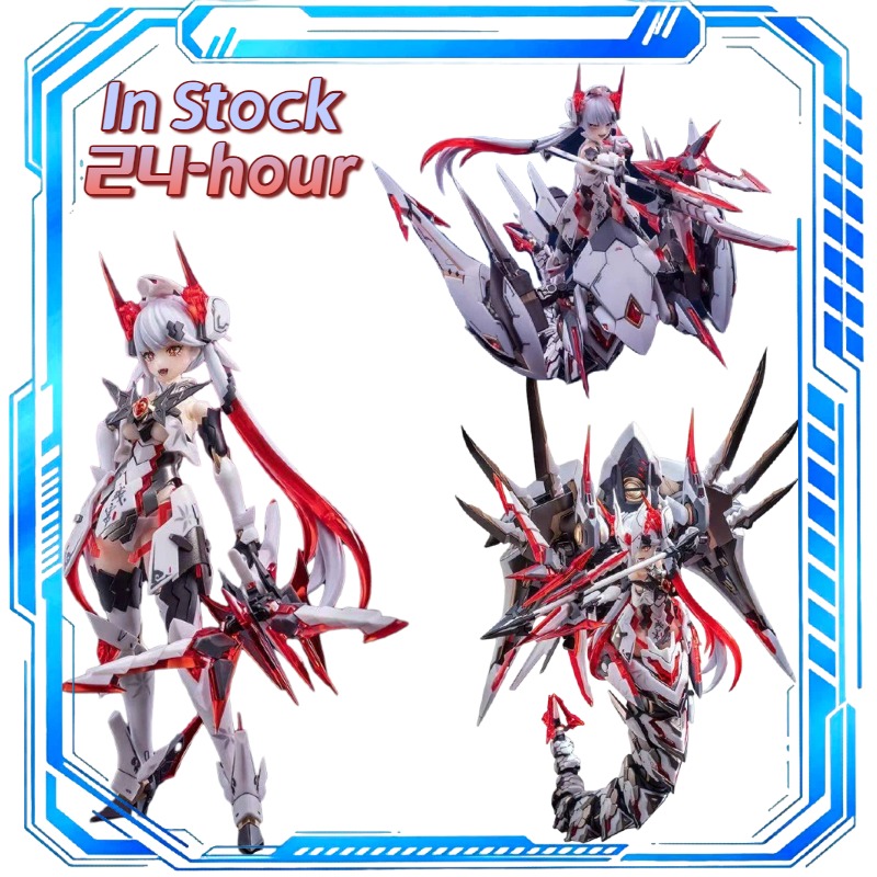 Model Kit Mecha Girl - 在庫あり 組み立て済みモデル ダミアンジャン核金再構築 1/12 ジウェイシン ホワイトホワイトスネークマシンガール