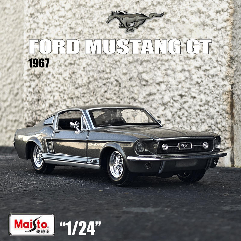 Model Kit Mustang - Maisto 1:24 1967 フォード マスタング GT