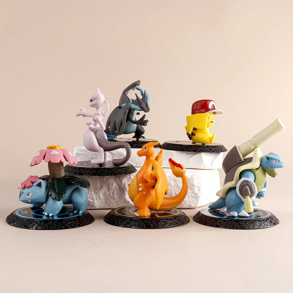 ポケモン 6 個フィギュアピカチュウ 6-7 センチメートル - Model Kit Rayquaza のレビューと価格