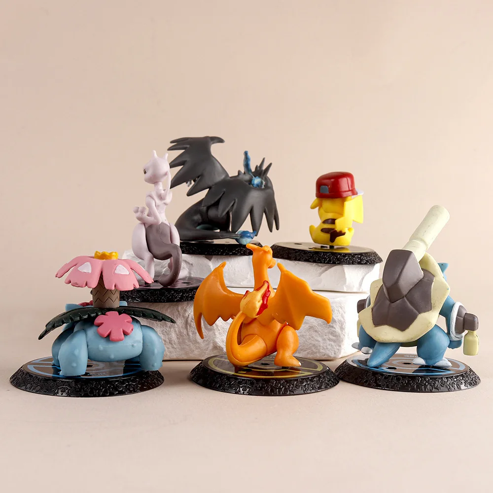 ポケモン 6 個フィギュアピカチュウ 6-7 センチメートル - Model Kit Rayquaza のレビューと価格