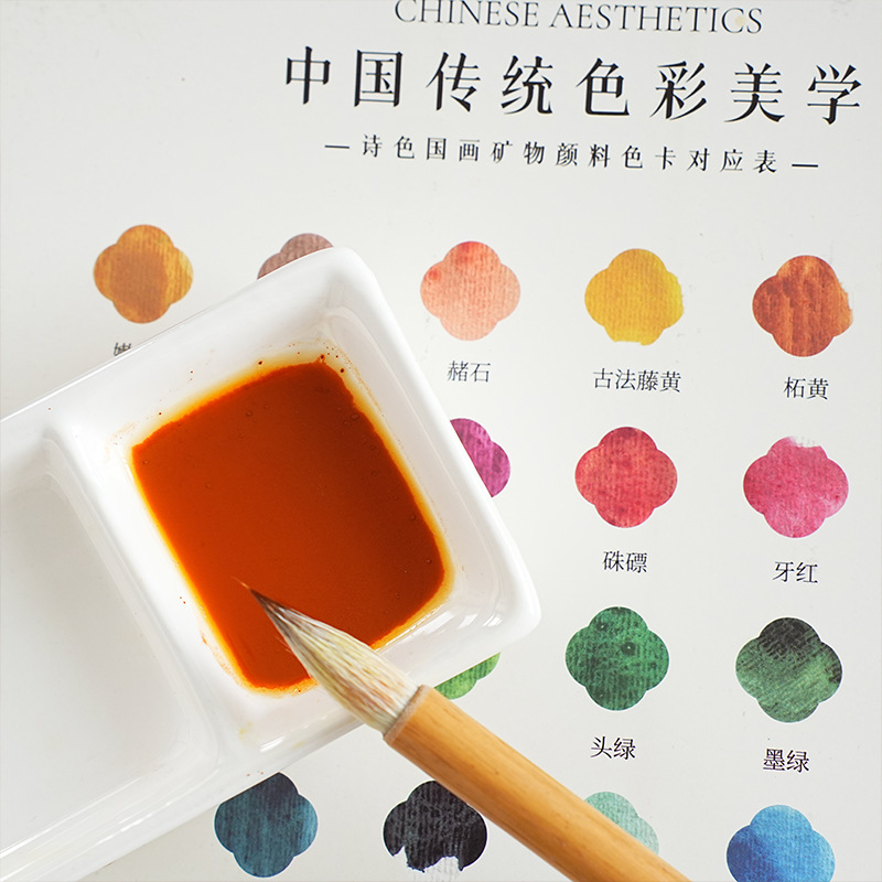 24 色中国絵画鉱物顔料セット豊富な色高彩度壁画細かい筆致絵 - Model Kit Acrylic Paint のレビューと価格