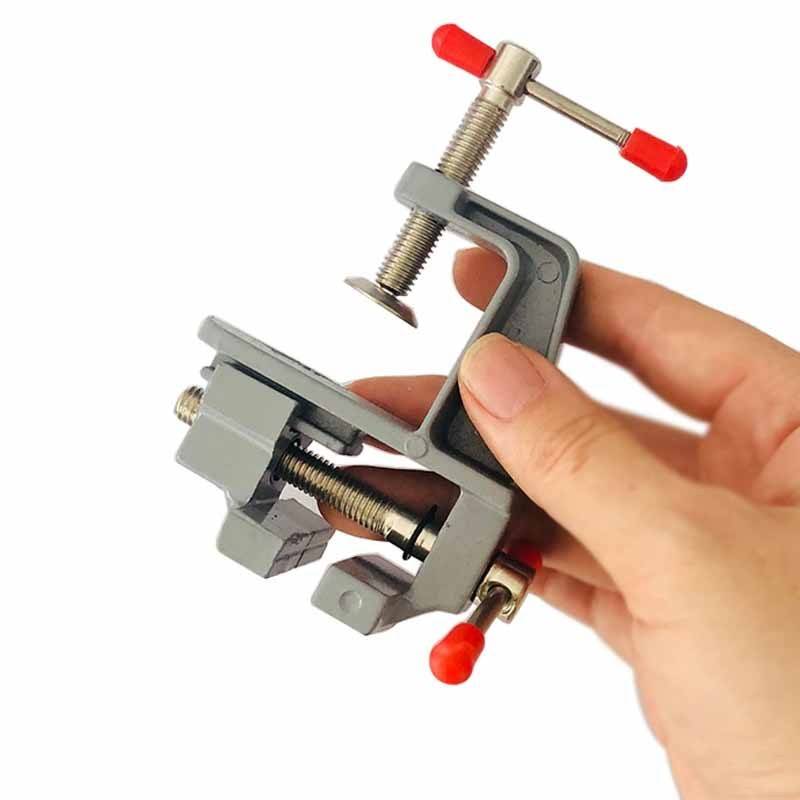 アルミミニテーブルクランプ小型ベンチ副宝石商趣味クランプ D - Model Kit Vise のレビューと価格