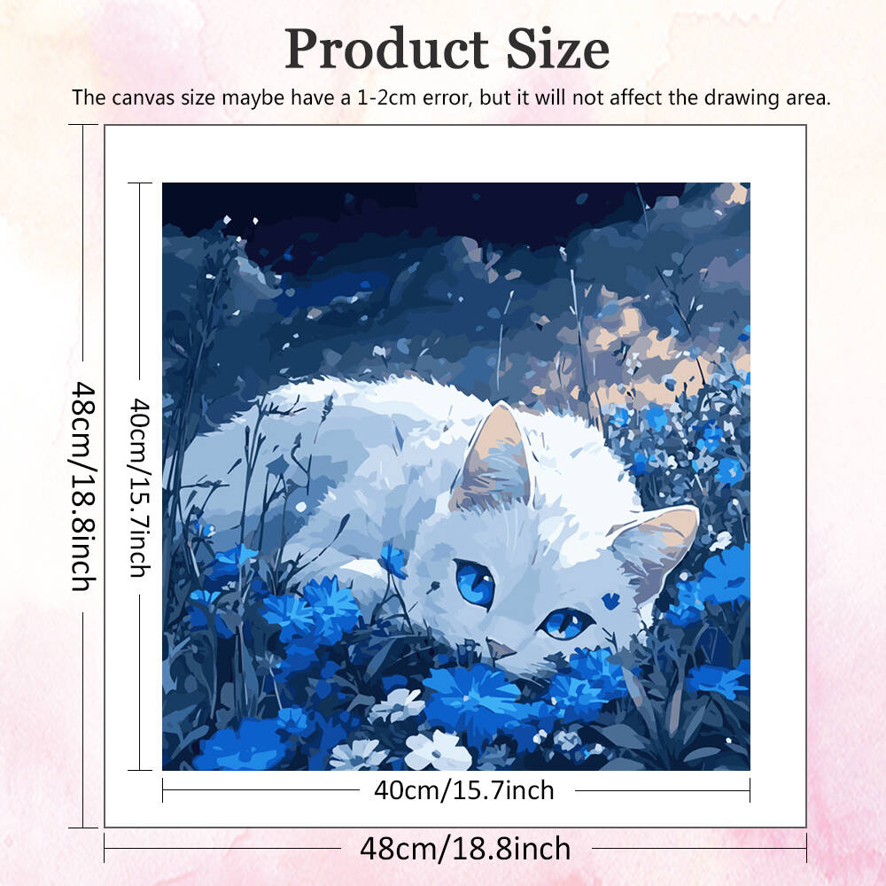 DIY 数字による絵画猫動物デジタル油絵花アクリルペイントセ - Model Kit Acrylic Paint のレビューと価格