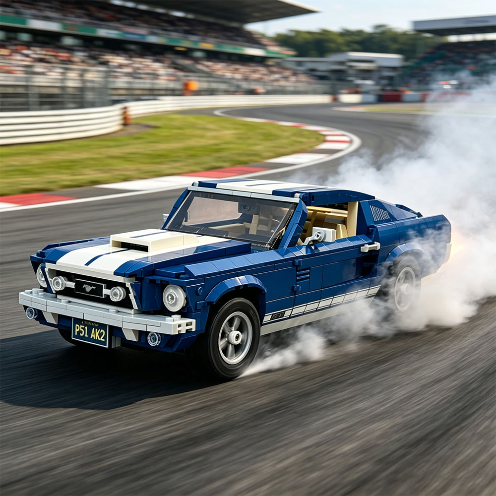 MOC 1471PCS マスタングスポーツレーシングカーマス - Model Kit Mustang のレビューと価格