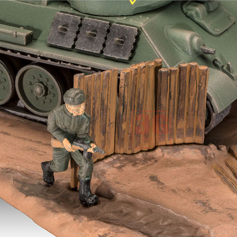 Revell 03294 1/76 ソビエト T-34/76 - Model Kit Revell のレビューと価格