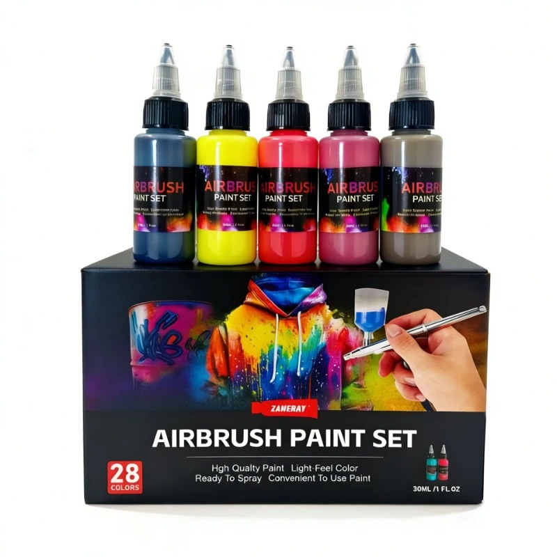 12/28色水性エアブラシアクリル塗料キット 30ml DI - Model Kit Acrylic Paint のレビューと価格
