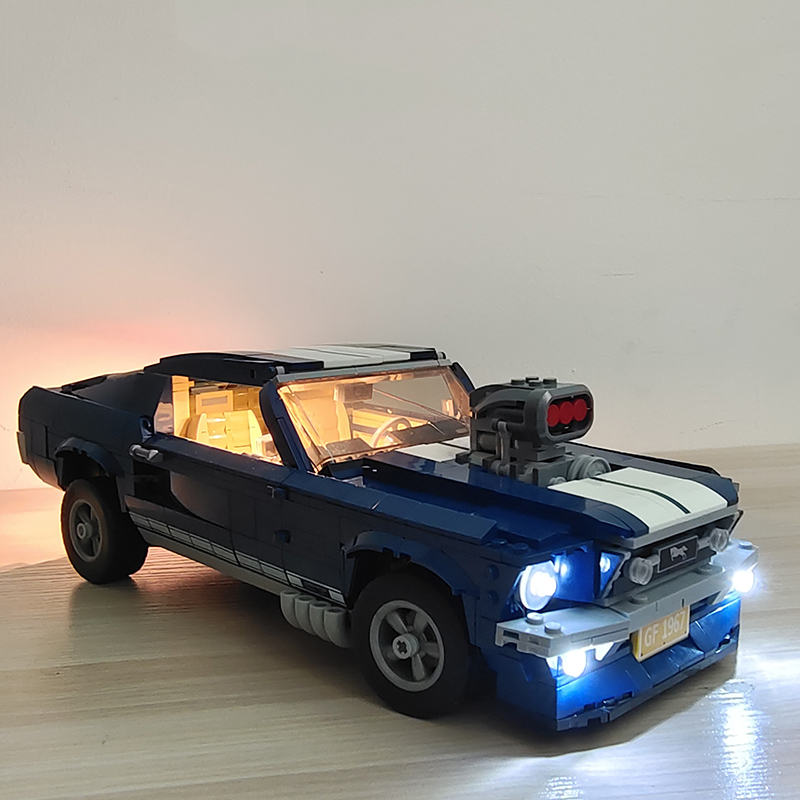 10265対応 21047 フォードマスタング用 LEDライ - Model Kit Mustang のレビューと価格