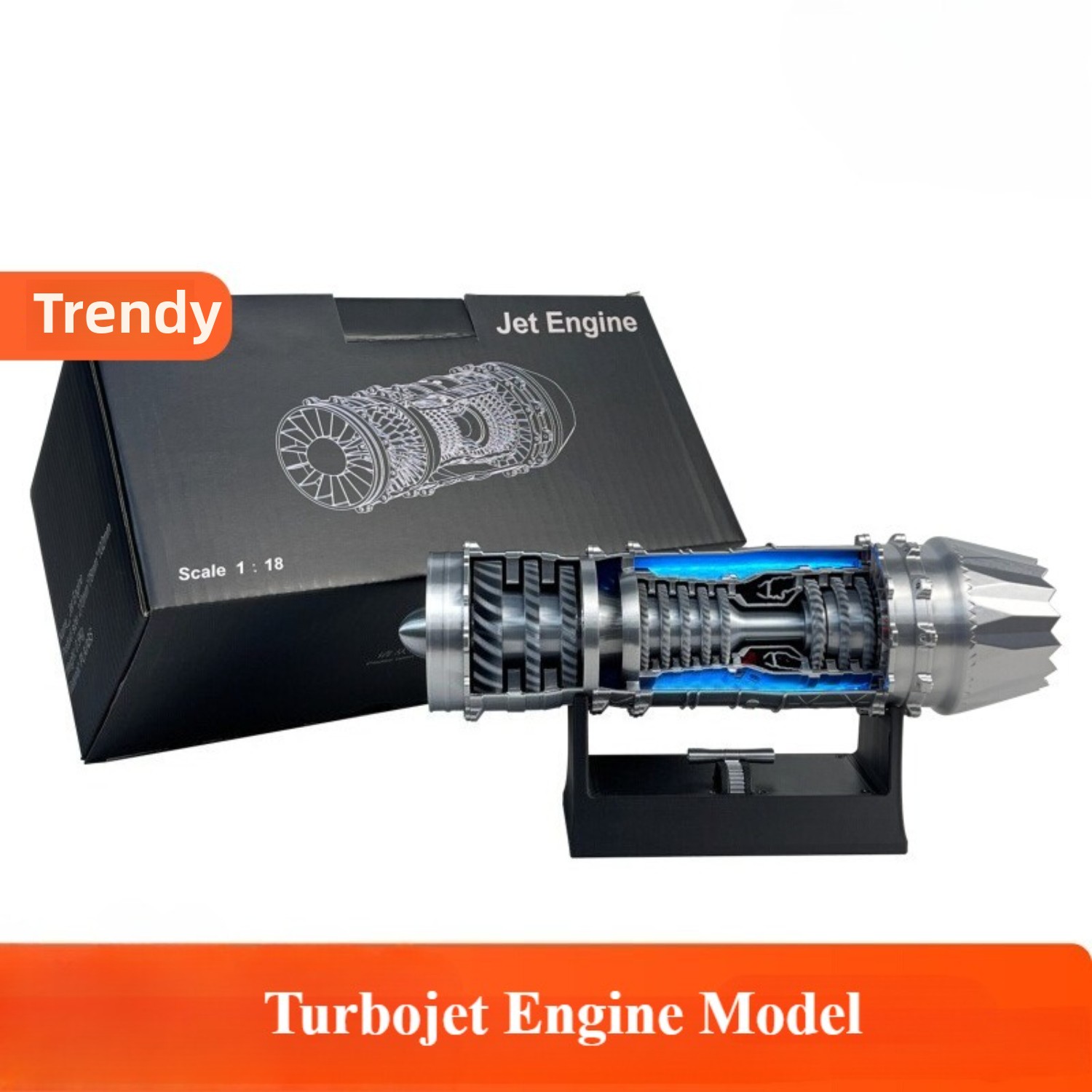 マイクロ J35 戦闘機エンジンモデルキット 3D プリント - Model Kit Jet Engine のレビューと価格
