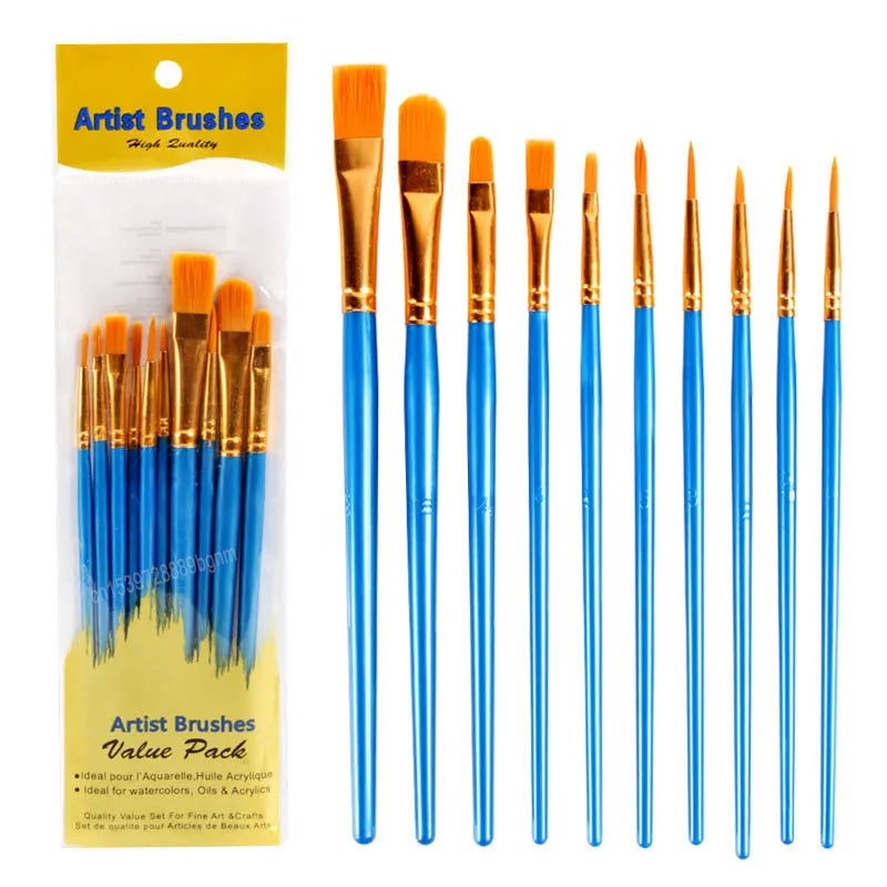 アクリルオイルブラシ,水彩,ガッシュ,アート,絵画用のナイロ - Model Kit Acrylic Paint のレビューと価格