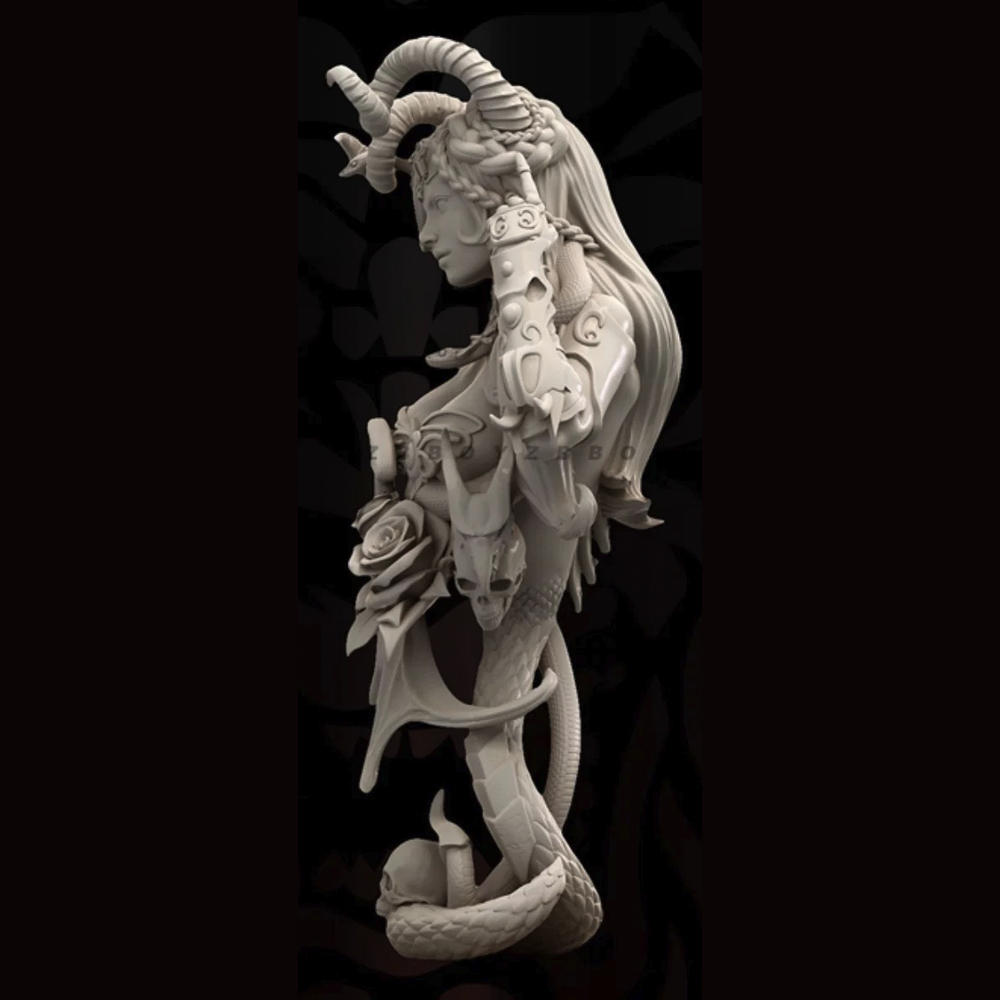 1/10 Love & HATE、角のある魔法少女、セクシー - Model Kit Mecha Girl のレビューと価格