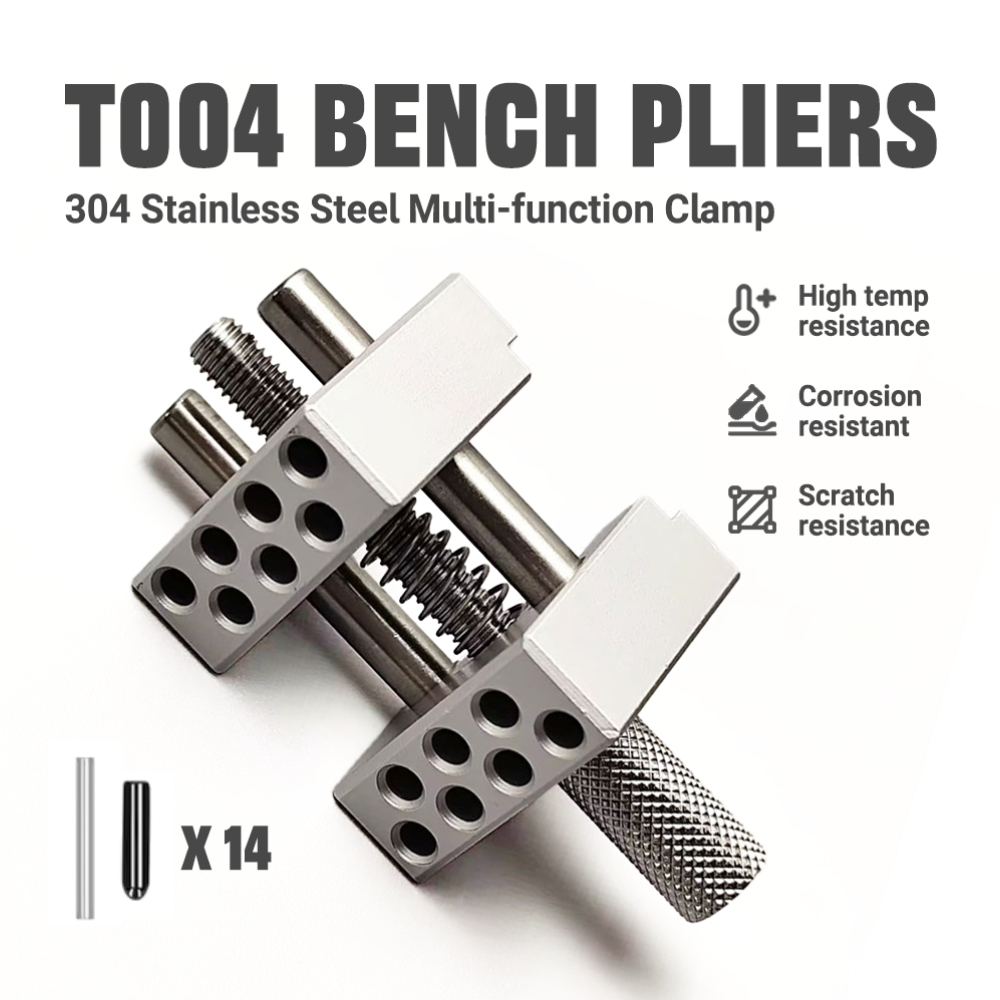 ポータブルワークベンチバイスキット T004 ステンレス製  - Model Kit Vise のレビューと価格