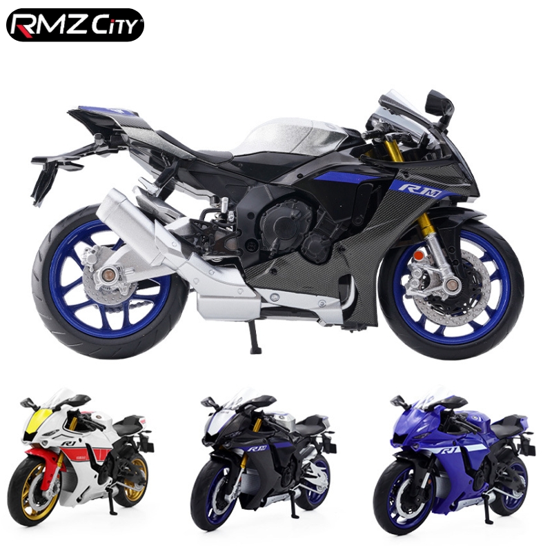 子供のためのミニオートバイのおもちゃ,メタルモデル1:12, - Model Kit Yamaha のレビューと価格