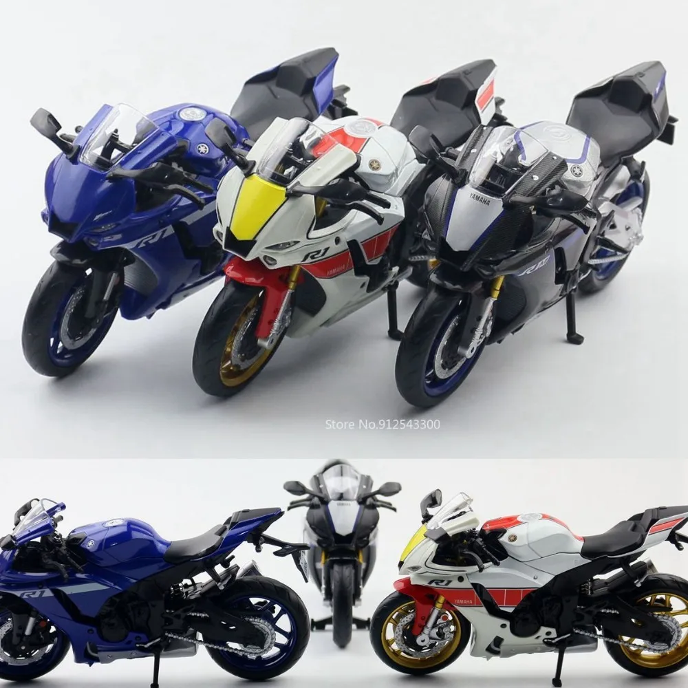 ヤマハ-合金モーターサイクルおもちゃモデル,ダイキャスト,シ - Model Kit Yamaha のレビューと価格