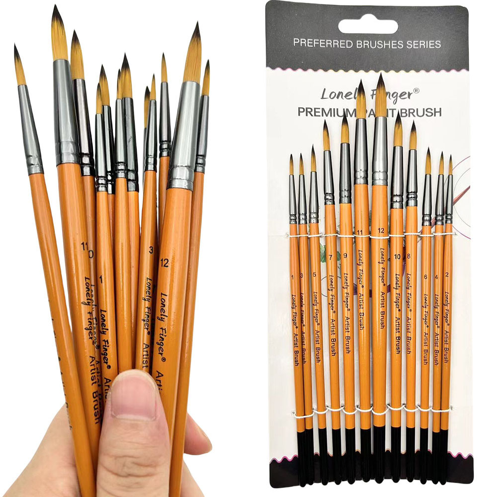 プロの芸術的な絵画ブラシのセット,水彩画,油絵,アクリル,キ - Model Kit Acrylic Paint のレビューと価格