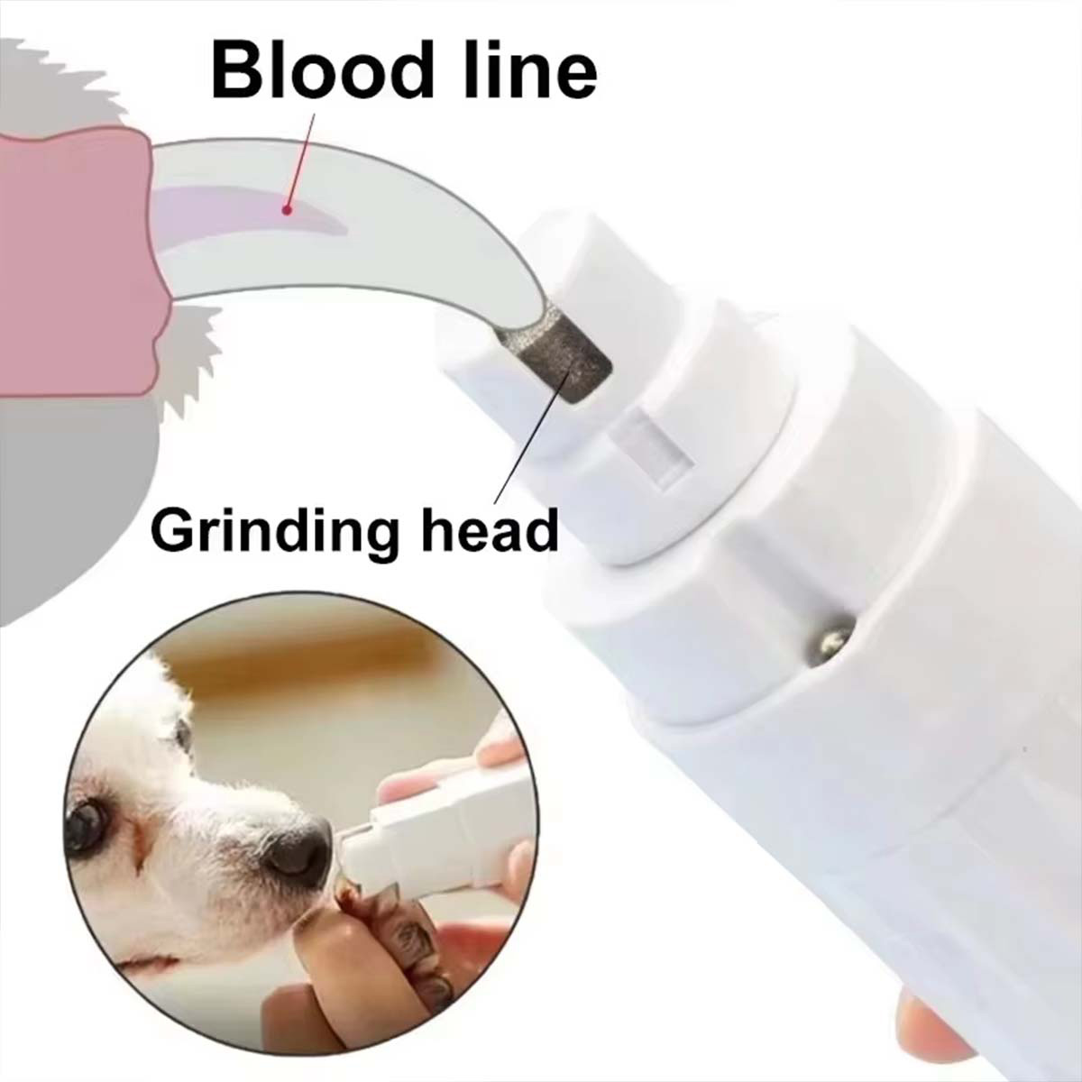 電動ペットネイルグラインダー 犬の爪切り ペット用 バッテリ - Model Kit Clipper のレビューと価格